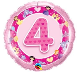 4 - Folie ballon - roze -18 inch/45 cm