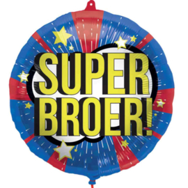 Super Broer! - Folie Ballon - 18 Inch/45cm
