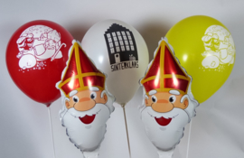 Sinterklaas - Folie ballon - maat S - 21cm (lucht)