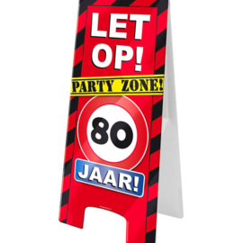 Warningsign 80 jaar