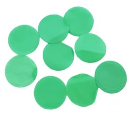 Confetti - Groen - Papier- 2 cm / 15 gr.