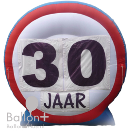 Verkeersbord, alle leeftijden mogelijk om de maken, 16, 18 ,21 ,30 ,40, 50, 60, 65, 70, 75, 80, 85,  90, 95