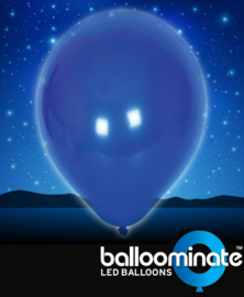 Balloominate - Led Ballonnen - Blauw - 5 st./27,5 cm