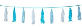 Tassel - Slinger Baby Blauw -  3 Meter