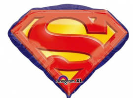 Superman - Logo  -  Folie Ballon XXL - 26 X 20 Inch /66x50 cm