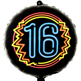 16 -Neon Folie Ballon - 18 Inch/46cm