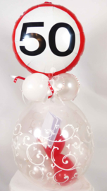 50 - Folie Ballon - verkeersbord - 18 Inch/45 cm