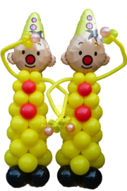 Ballonnen Pilaar - Bumba- Geel Zwart (Voorbeeld)