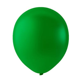 Donker groen kleurige ballonnen om te vullen met helium - Metallic - glans ballonnen - 30 cm - 5stk