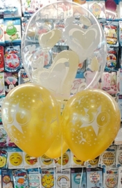 50 - Jaar Getrouwd - Gouden Huwelijk  - Latex ballon - 12 Inch / 30 cm