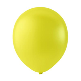 Gele ballonnen om te vullen met helium - Metallic geel - glans ballonnen - 30 cm - 5stk