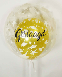 Decoratie Helium Ballon  - Geslaagd  - Geslaagd hoedje  - 24 Inch/60cm