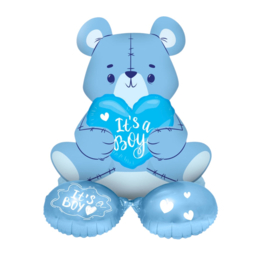 It's aBoy - Beer - Staande lucht gevulde -Folie Ballon-24 inch/61 cm
