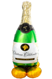 DIY Staande Mega Champagne Glas - "Chateau Celebration"  For Vintage Good Times Ballon - 24x60 Inch/60x152cm