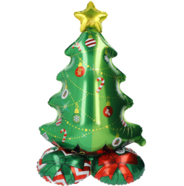 Kerstboom Staand - Groen - Folie Ballon - 32 Inch/81 cm