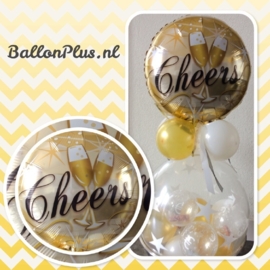 Cheers  - Goud- Folie Ballon - 18 inch / 46cm