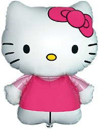 Hello Kitty - Roze - XL Folie Ballon - 26 inch / 66 cm