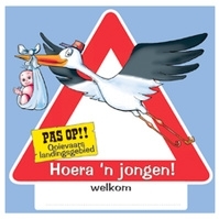 Huldeschild een Jongen