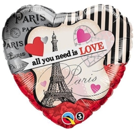All You Need Is Love - Folie hart ballon - 18 inch/45cm
