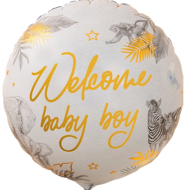 Welcome baby Boy - folie ballon- 46 cm