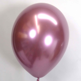 Chrome - Mauve - Latex ballon - 11in/27.5cm - 5st.