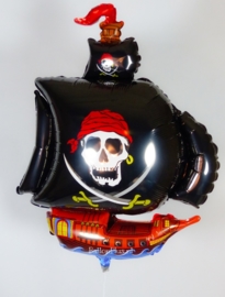 Piratenschip - Piraten Feest - Folie Ballon - 24 Inch /60 cm