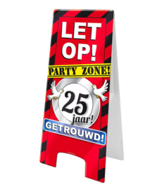 Warningsign 25 jaar getrouwd !