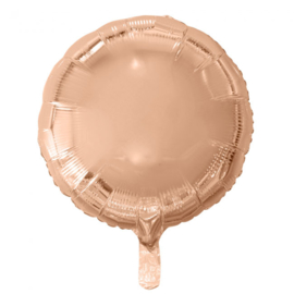 Rond - Rose Goud - Folie Ballon - 18 Inch/46 cm