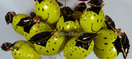 Geslaagd / Afgestudeerd  - Smiley - Geslaagd Hoedje - Folie Ballon- 14 Inch-35cm