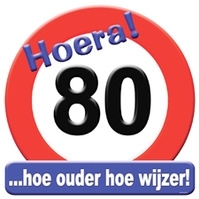 Huldeschild 80 jaar