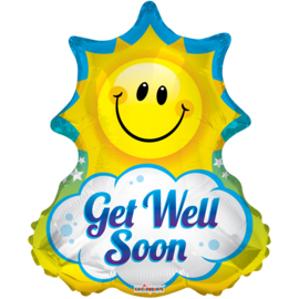 Get Well Soon - XXL Folie Ballon - 28 Inch/71cm
