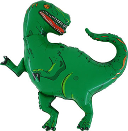 T-Rex - Dino - Groen -  Folie Ballon -  36inch/90cm