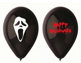 Happy Halloween - Zwart - Latex Ballon - 12 Inch/ 30 cm