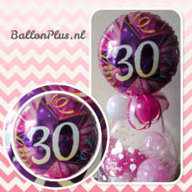 Cadeau - Kado Ballon - 30 - Happy Birthday  - Folie Topballon