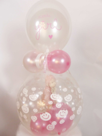 Cadeau - Kado Ballon - Baby - Little Girl - Latex Top Ballon