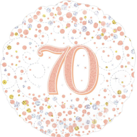 70 - Confettiprint - Rond Folie Ballon - 18 inch/45.7 cm