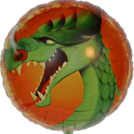 Draak - Groen - Folie Ballon- 18 Inch/45cm