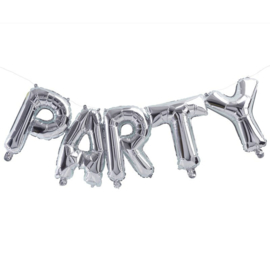 Party  - Zilver-  folie ballonnen set - 35 cm