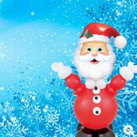 Kerstman - Folie ballon -  32 Inch / 80cm
