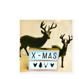 A Little Lovely Company - Light Box - A5 -  X-Mas