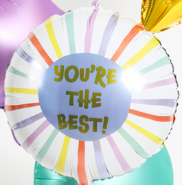 You're The Best - Rond Folie Ballon - 18 Inch/45cm