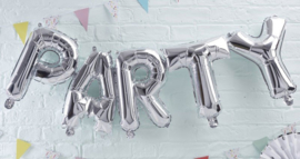 Party  - Zilver-  folie ballonnen set - 35 cm