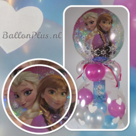 Cadeau - Kado Ballon - Frozen - Grote Harten - Folie Top Ballon