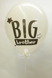 Big Brother - Grote Ballon + een Doorzichtige Confetti Ballon - 16 Inch/40 cm - 2 st.
