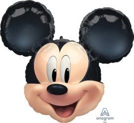 Disney -Mickey Mouse Hoofd- XL Folie Ballon - 25 inch/63cm