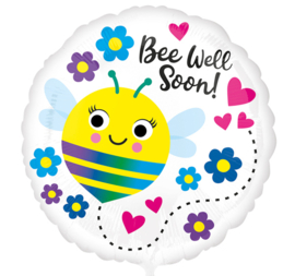 Bee Well Soon! - Rond Folie Ballon - 17 Inch/43cm