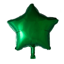 Ster - Groen - Folie Ballon - 18 Inch/46 cm