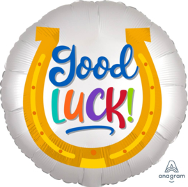 Good Luck!- Hoefijzer Folie Ballon - 18 Inch/45cm