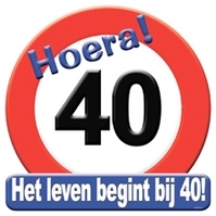 Huldeschild 40 jaar