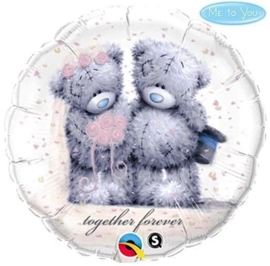 Me to You Teddy - Together Forever - Huwelijk - Folieballon - 18 Inch/46cm